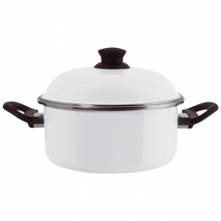 Caarola esmaltada branca N26