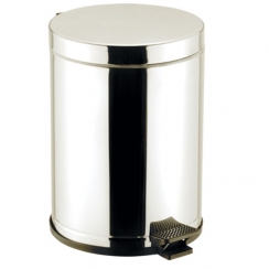 Lixeira inox 10,5L.