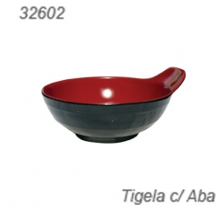 Tigela com aba