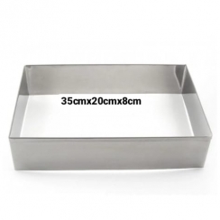 Aro cortador retangular inox