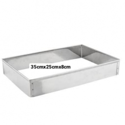 Aro cortador retangular inox