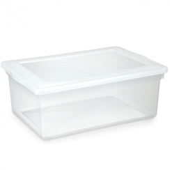 Caixa plstica c/tampa 20L.