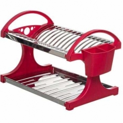 Escorredor inox 16 pratos