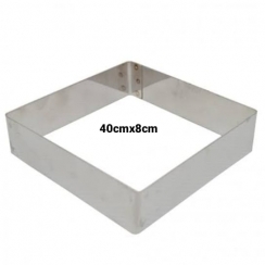 Aro cortador quadrado inox
