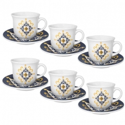 Conj. xcaras para ch 6p.