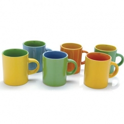 Jogo de mini canecas 6p.