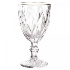 Taa diamond borda dourada 330ml.