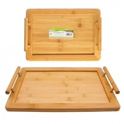 Bandeja c/ala bambu