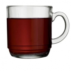 Caneca de vidro 300ml.