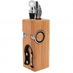 Kit p/vinho com suporte