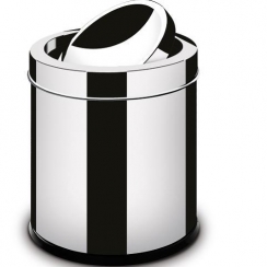 Lixeira basculante inox 3L.