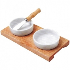 Porta petiscos c/2 potes