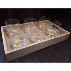 Jogo de copos para whisky 6p.