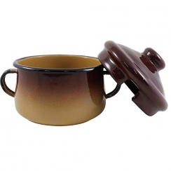 Aucareiro esmaltado marrom