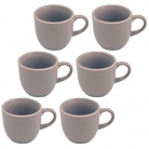 Jogo de xcaras p/caf  s/pires