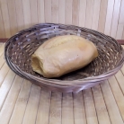 cesta redonda em bambu