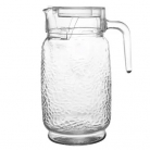 Jarra de vidro c/tampa 2L.