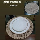 Jogo americano rattan