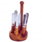 Base de mad.c/6 esp. p/pate