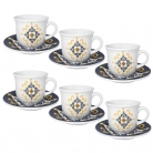 Conj. xcaras para ch 6p.