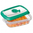 Pote retangular 430ml.