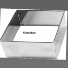 Aro cortador quadrado inox