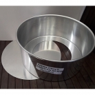 Forma p/bolo redonda fundo falso N�18