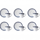 Jogo p/ ch 6p. porcelana