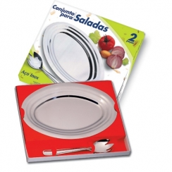 Conj.p/salada inox
