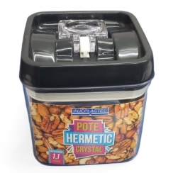 Pote hermtico c/trava 1,1L.