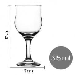 Ta�a de vidro 315ml.