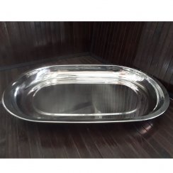 Travessa oval inox 35cm