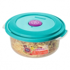 Pote redondo baixo 530ml.