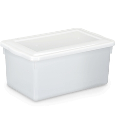 Caixa plstica c/tampa 8L.