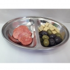 Bandeja inox 2 divsies