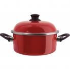 Caarola esmaltada vermelha N22