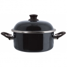 Caarola esmaltada preta N26 