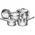 Conj.6 panelas inox solar