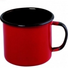 Caneca esmaltada vermelha N�10