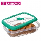 Pote retangular 2,4L.