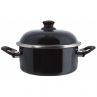 Ca�arola esmaltada preta N�20