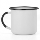 Caneca esmaltada branca N�10