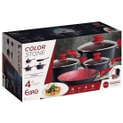 Conj. de panelas 4p�. Colorstone