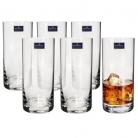 Jogo de copos 6p�. cristal