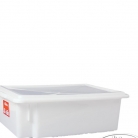 Caixa plstica c/tampa  10L.
