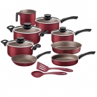 jogo de panelas antiaderente 10p�.