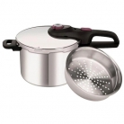 Panela de press�o inox 6L.