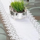 caminho de mesa branco 40cmx1,80m