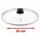 Tampa de vidro 24cm