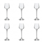 Jogo 6 taas p/licor cristal